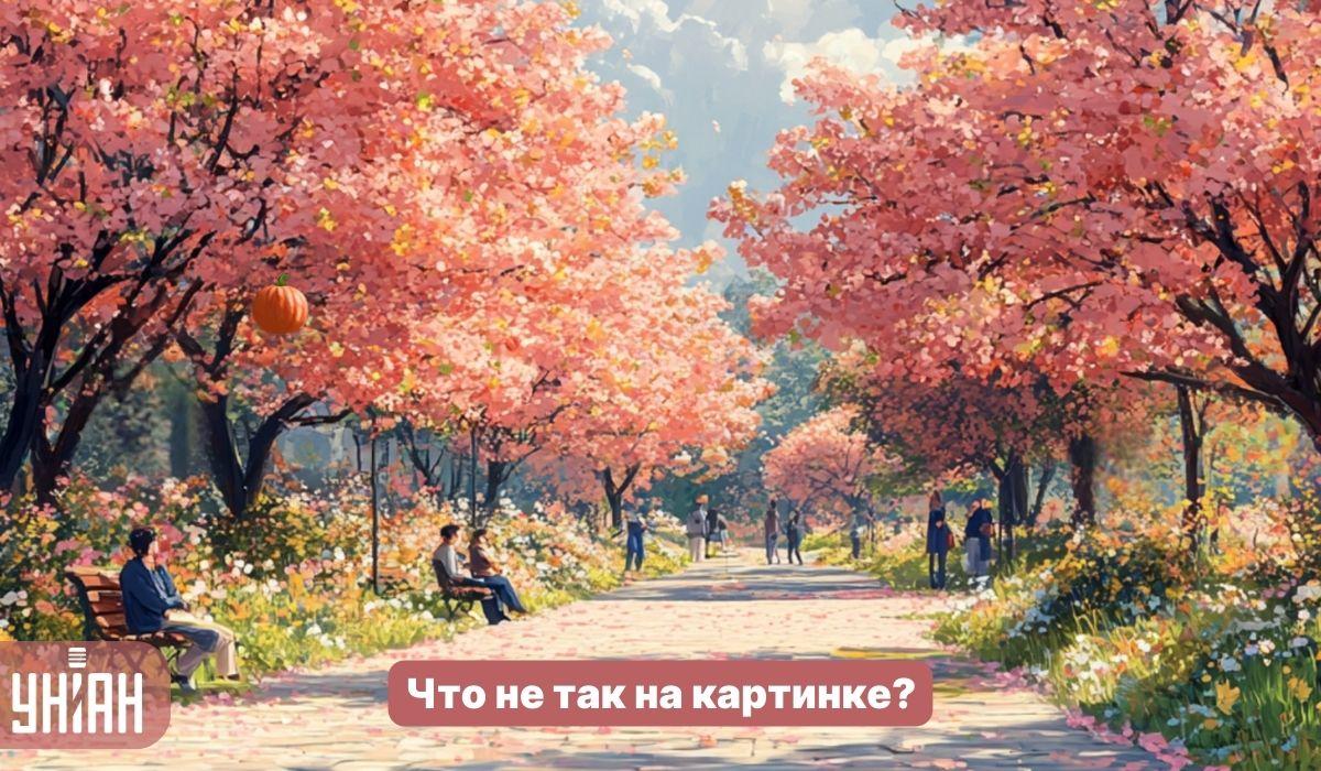 Znajdź dziwnego robaka w parku z drzewami sakura w 5 sekund: prosty test IQ