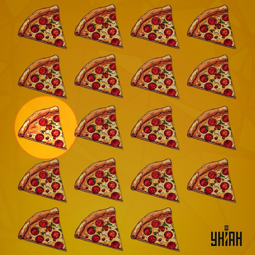 Właściwa pizza jest ukryta po lewej stronie / kolaż Moje