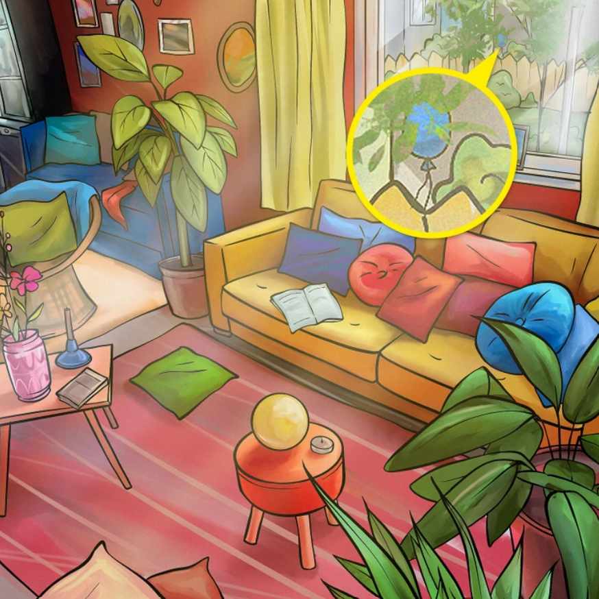 Tylko kilka osób może znaleźć balon: łamigłówka dla najbardziej uważnych osób