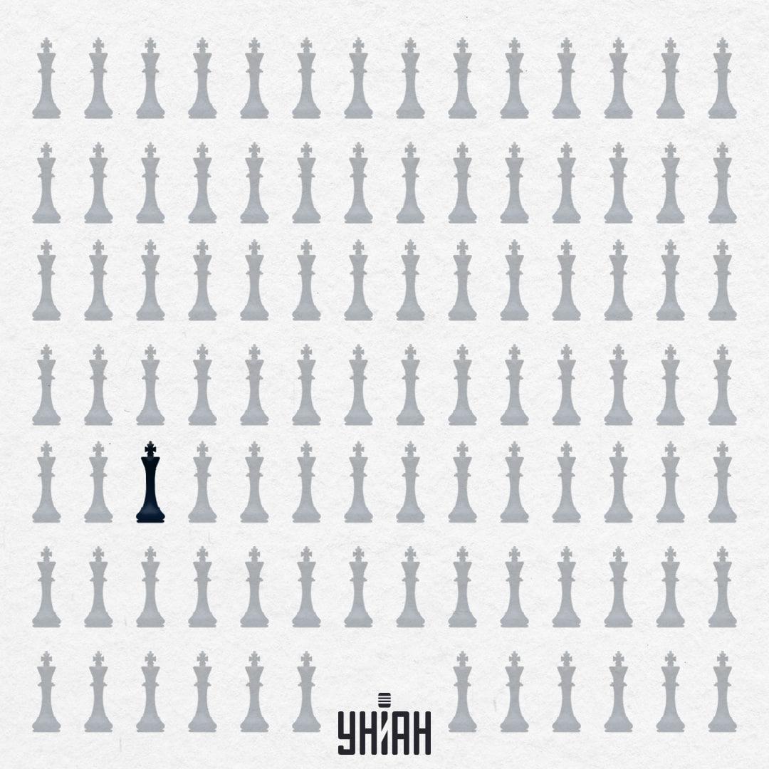 Dziwny król szachowy znajdował się w trzecim rzędzie od dołu bliżej prawej krawędzi zdjęcie / kolaż Moje