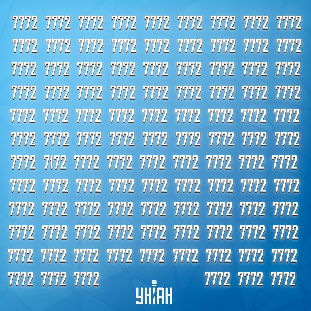 Znajdź dziwną liczbę na obrazku / kolaż Moje